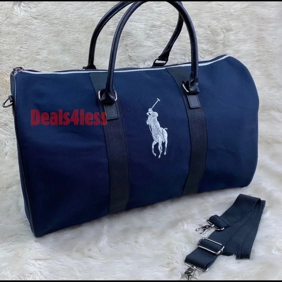 Polo Ralph Lauren Duffel Bag Weekender Travel - Picture 2 of 6
